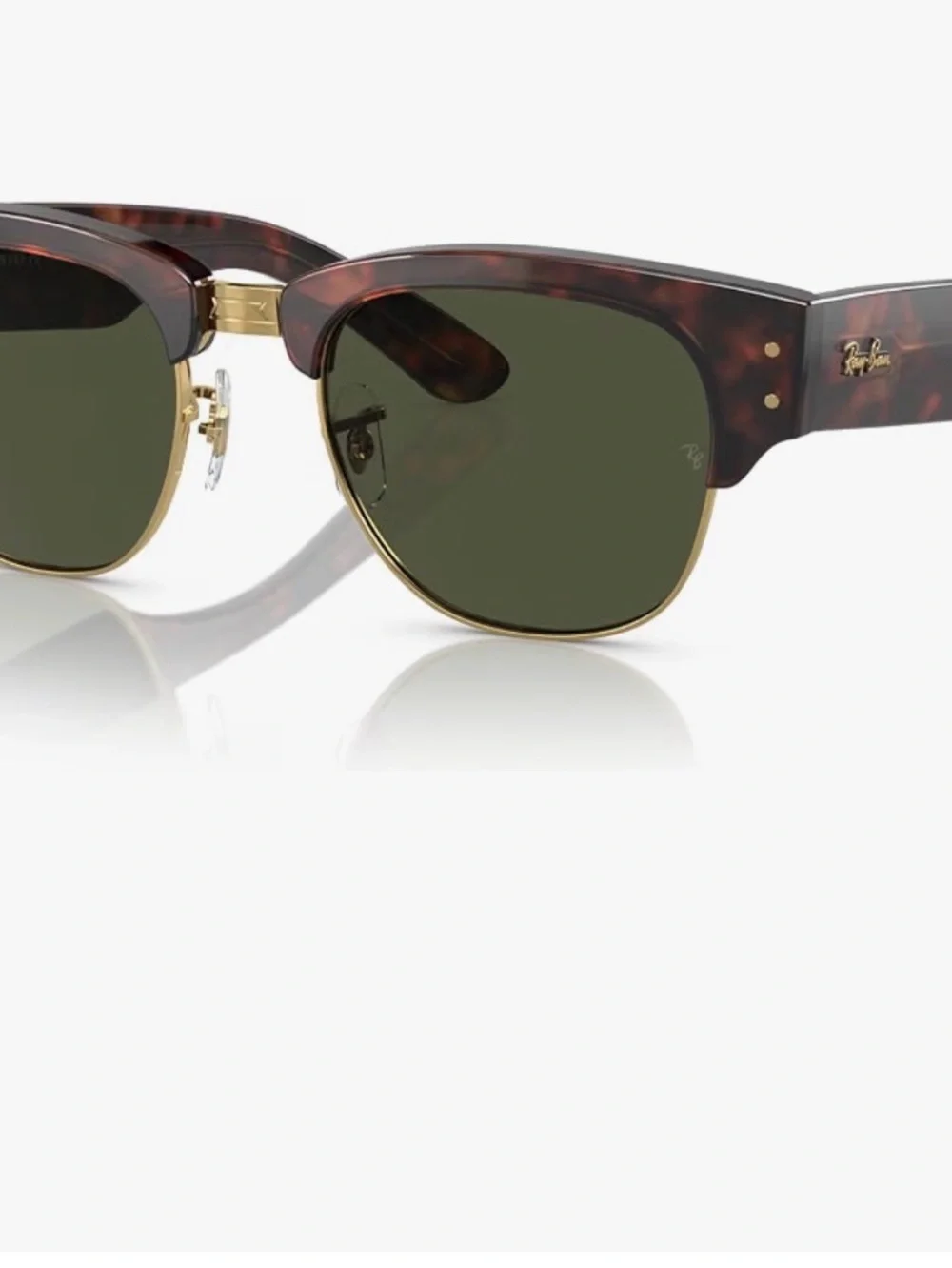 Ray-Ban Clubmaster Sunglasses - Tortoise Shell and Green